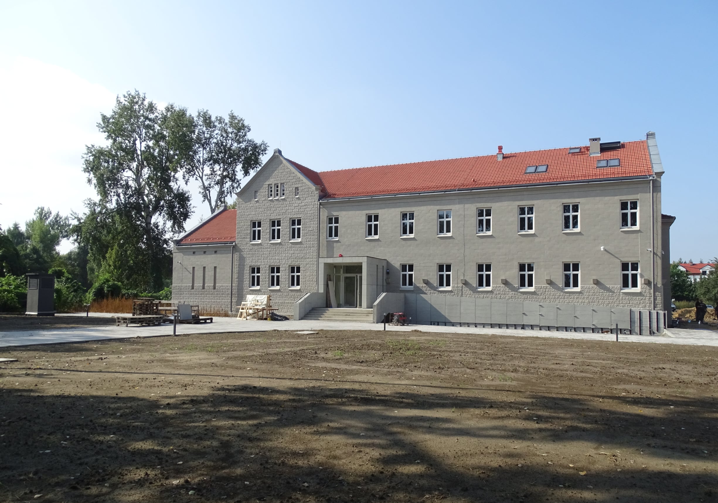 Zdjęcie przedstawiające nową siedzibę Muzeum Pamięci Mieszkańców Ziemi Oświęcimskiej