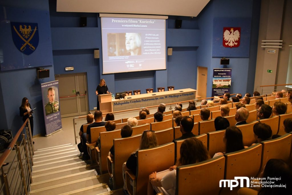 The premiere screening took place in the university’s Kazimierz Piechowski auditorium