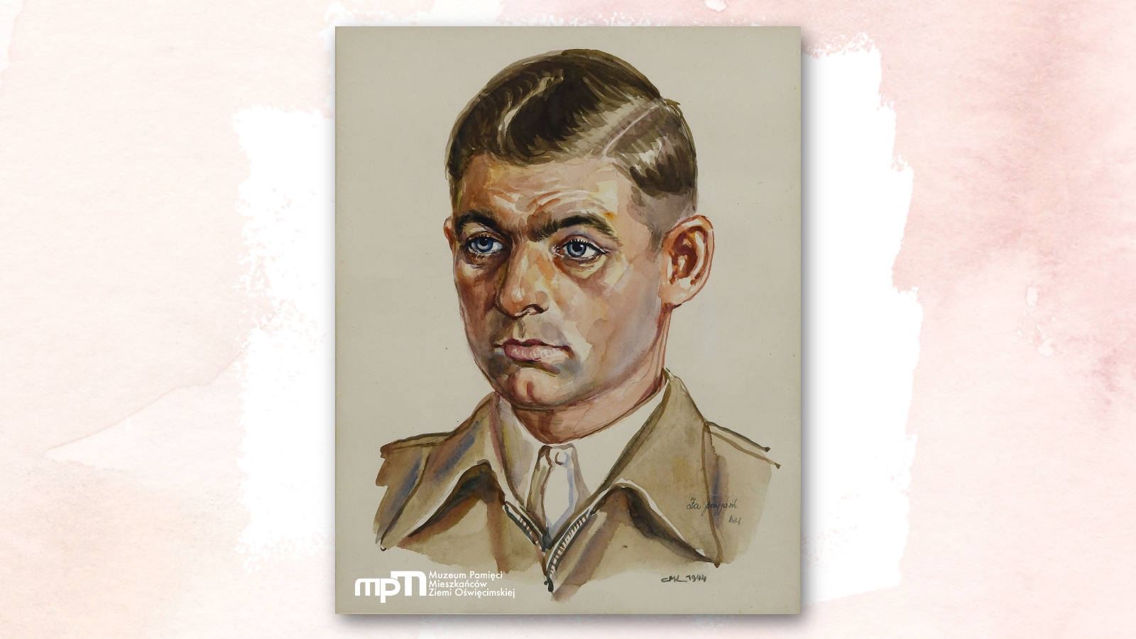 Portret Wilhelma Gawliczka autorstwa Mieczysława Kościelniaka Fot. Zbiory Muzeum Pamięci Mieszkańców Ziemi Oświęcimskiej