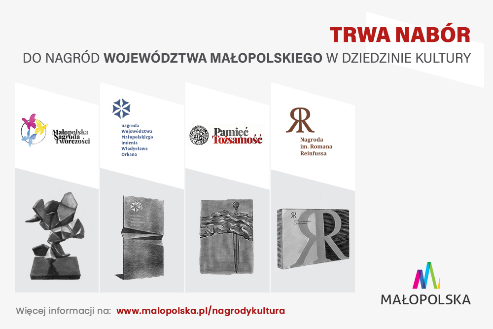 Trwa nabór do nagród Województwa Małopolskiego za działalność kulturalną