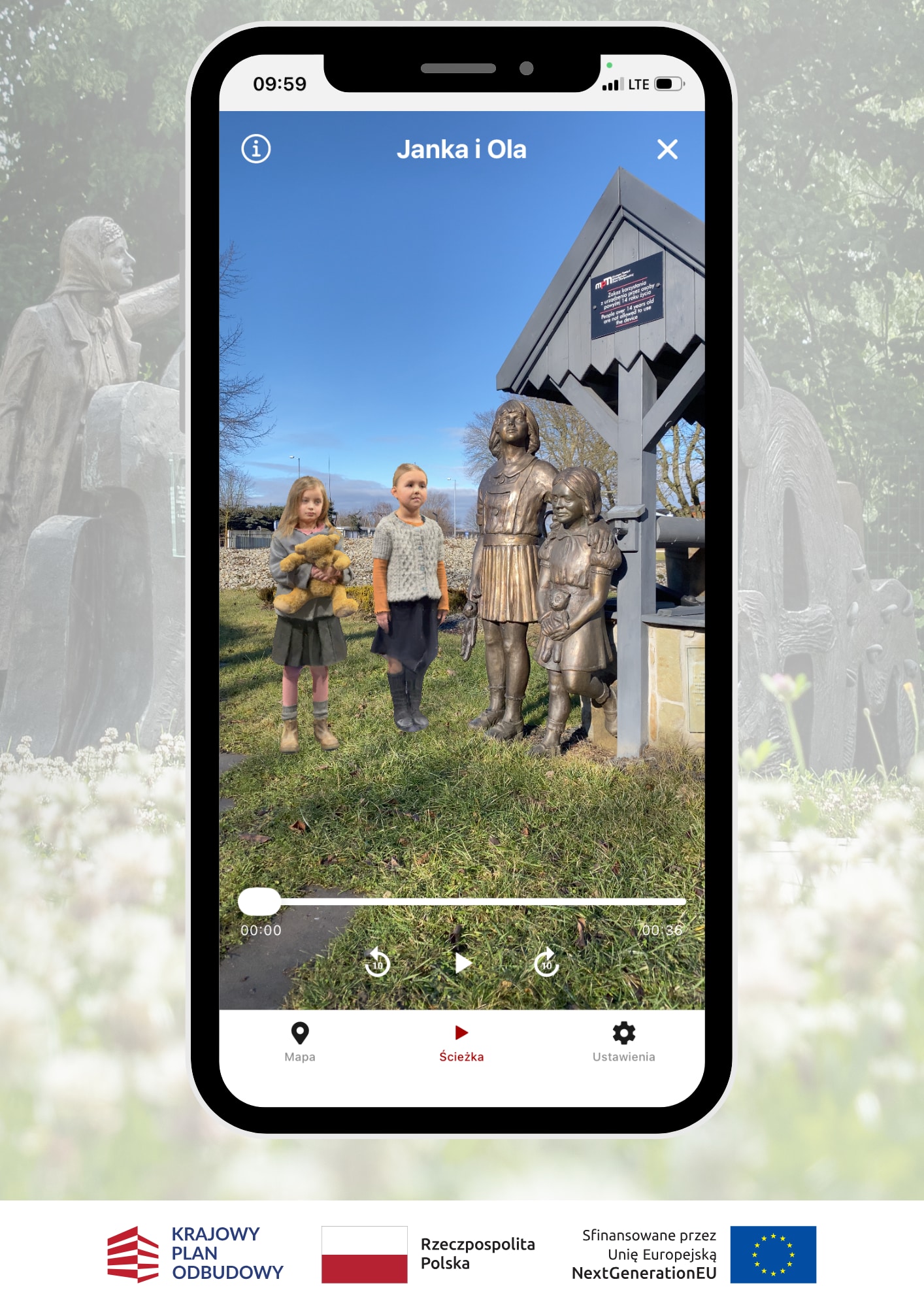 Grafika przedstawiająca zrzut ekranu aplikacji ARchitektura Pamięci 2.0