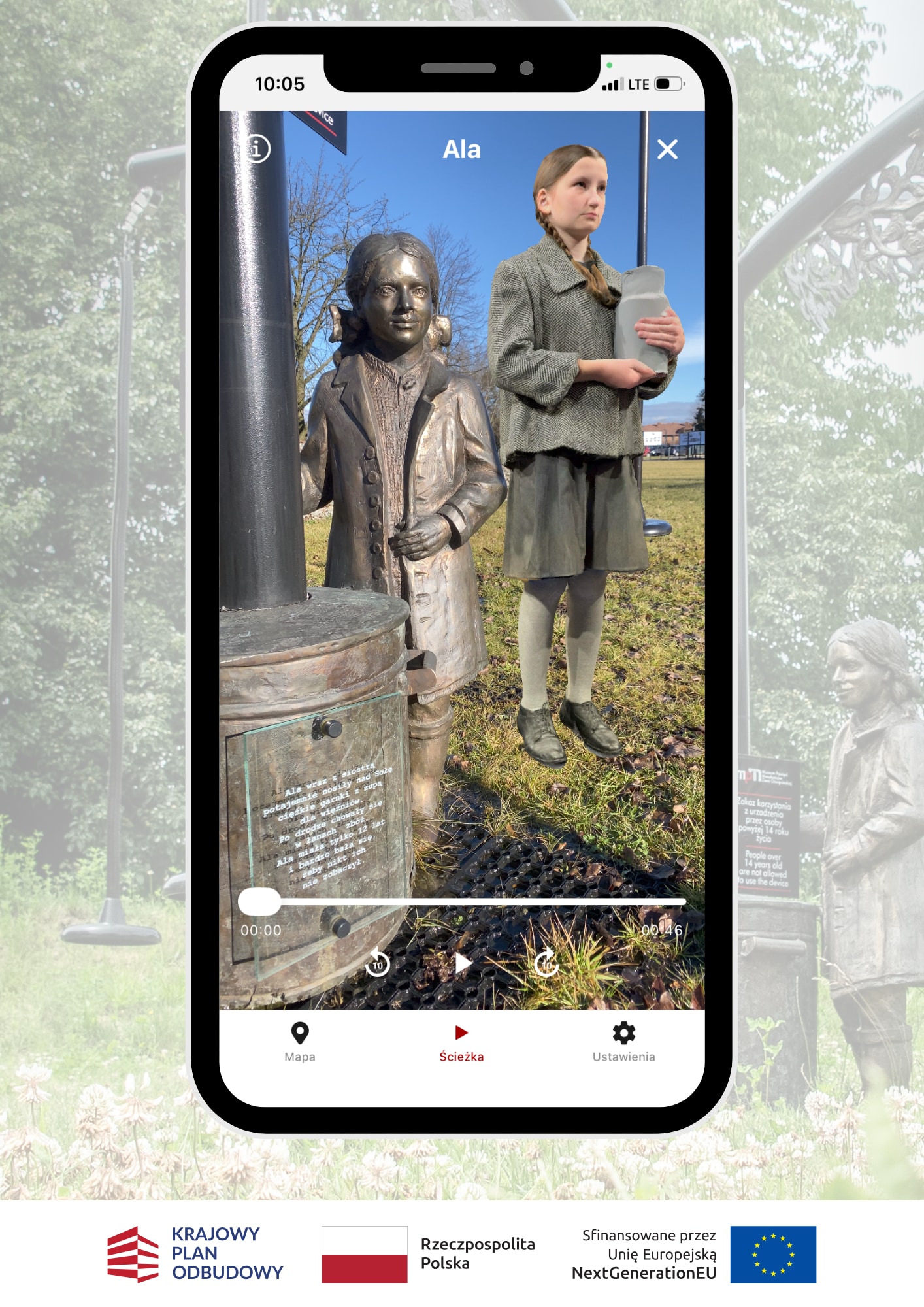 Grafika przedstawiająca zrzut ekranu aplikacji ARchitektura Pamięci 2.0