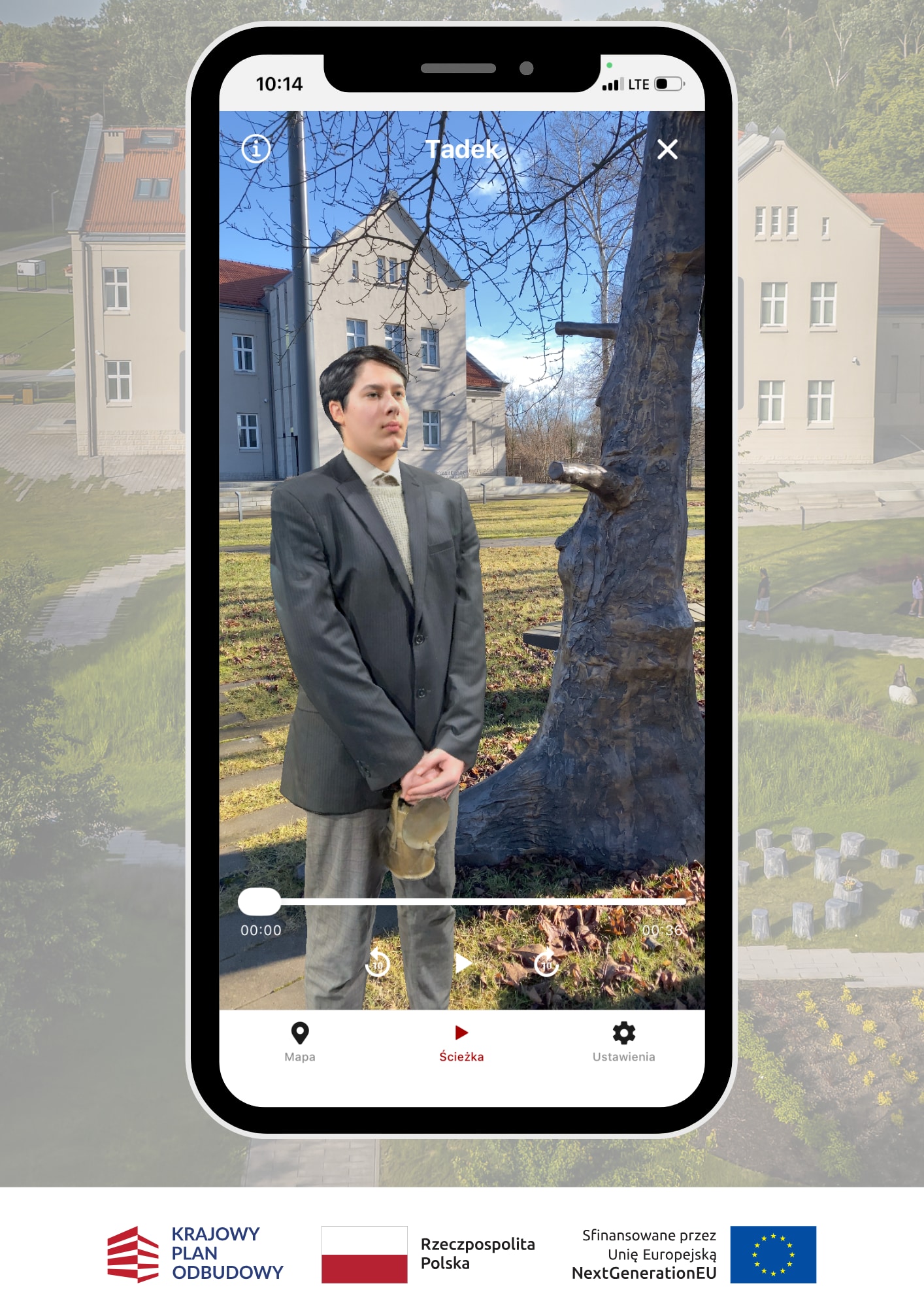 Grafika przedstawiająca zrzut ekranu aplikacji ARchitektura Pamięci 2.0