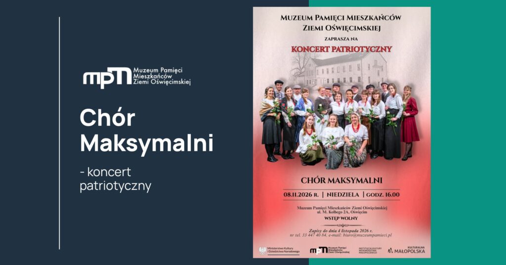 Grafika prezentująca występ chóru